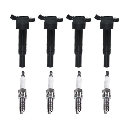4x Ignition Coils & 4x Spark Plugs Suitable For Hyundai Elantra / Kia Soul.