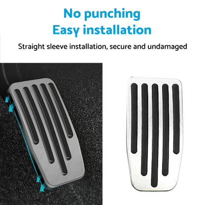 Aluminum Foot Pedal Pads Cover Suitable for Tesla Model 3
