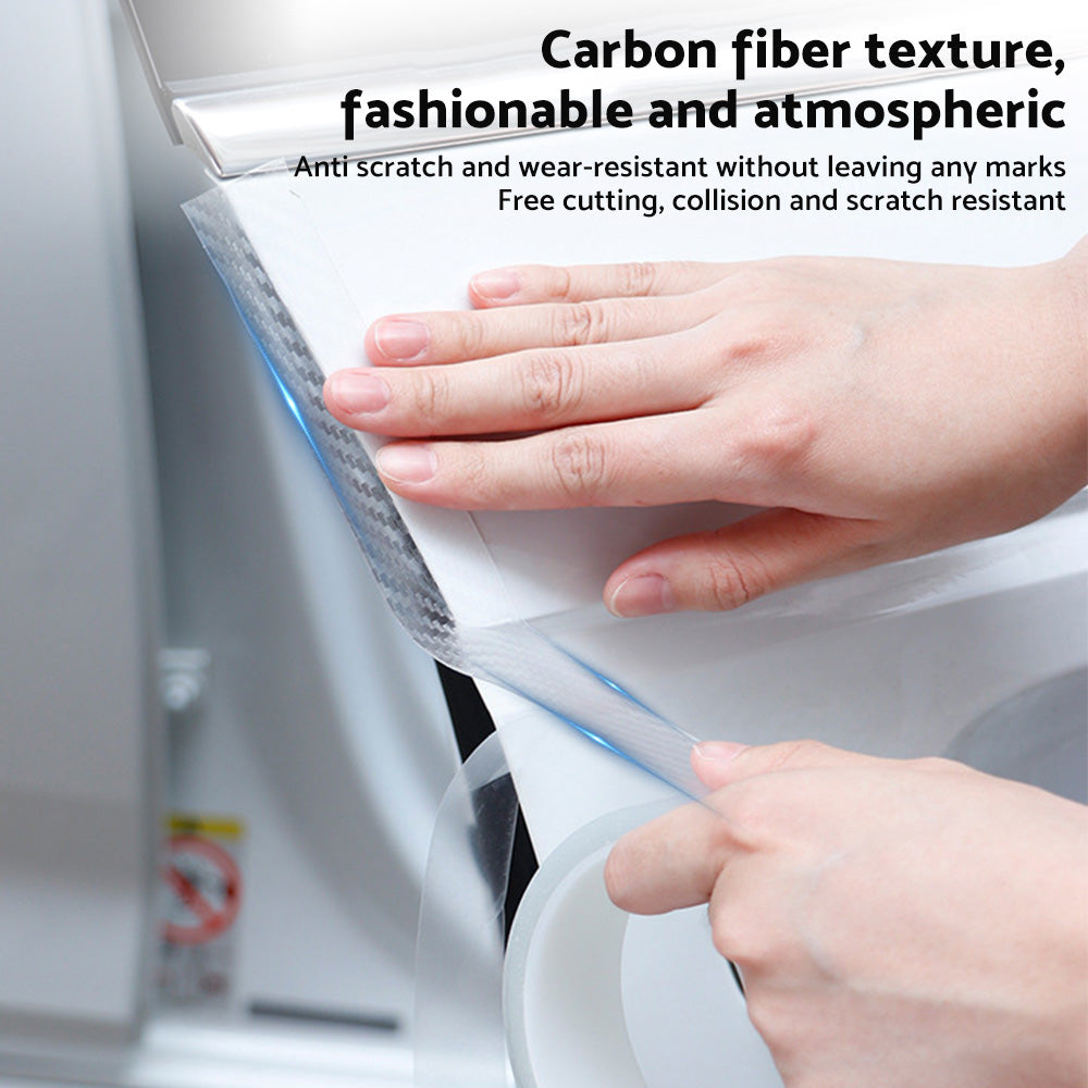 3m Car Door Sill Protector Carbon Fiber Edge Sticker Suitable for Universal Vehi