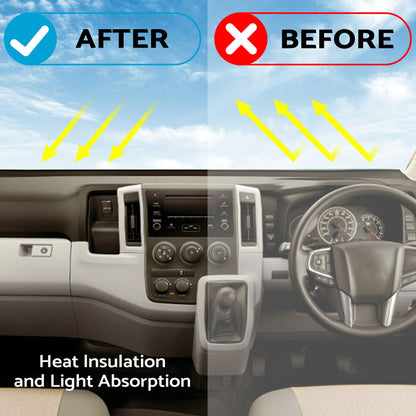 Non-Slip Dash Mat Dashboard Cover Black Suitable For Subaru Crosstrek 2023-2024