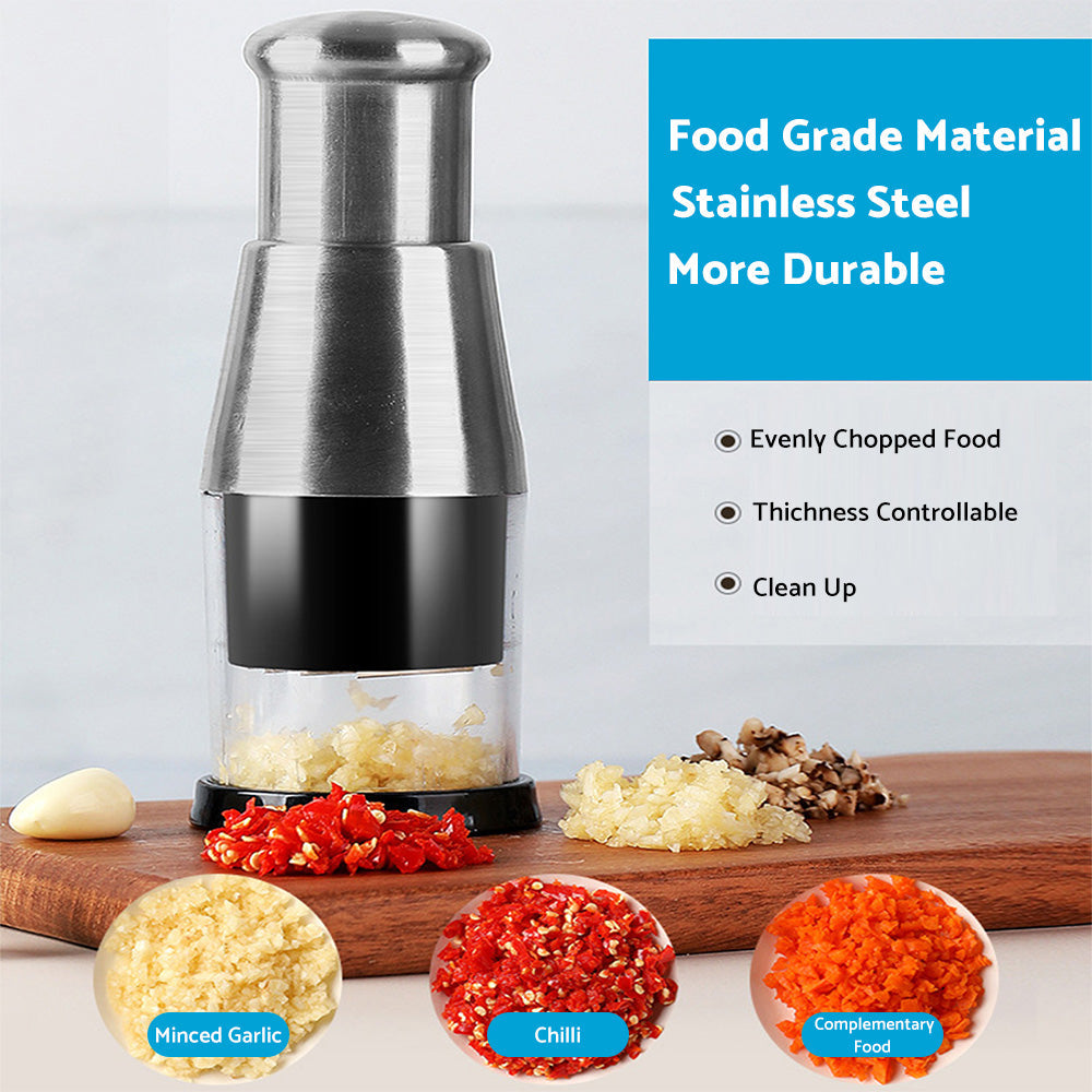 Stainless Steel Garlic Chopper Suitable for Mincing & Crushing Garlic
