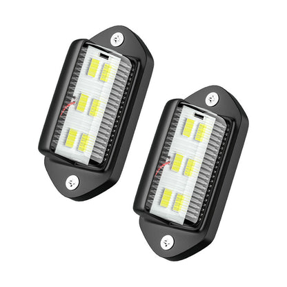 6-LED License Number Plate Light Suitable For Truck, SUV, Trailer & Lorry 12-24V