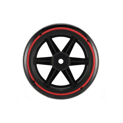 Suitable for Drifting 1 10 RC Drift Cars 4PCS Hard Plastic Rim Tyre Tire Wheel.