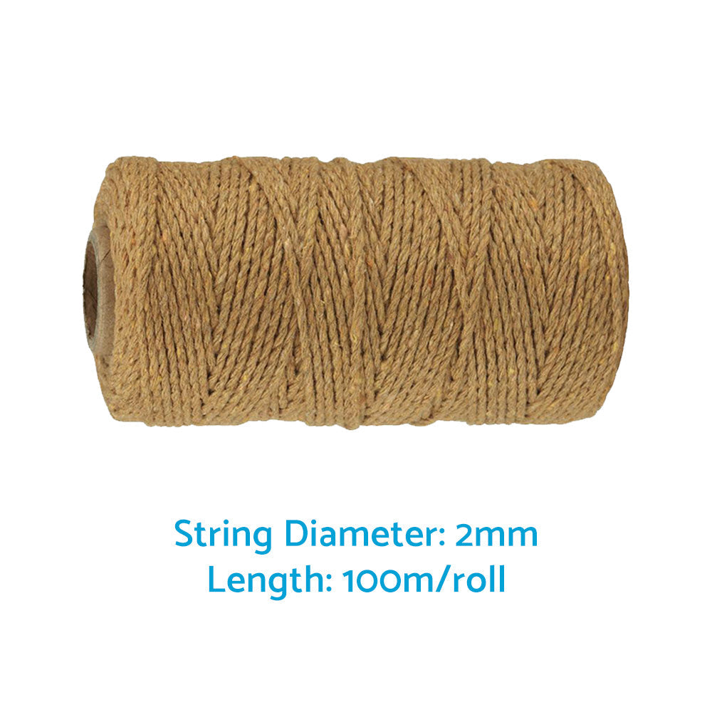 Cotton Twine Natural Jute Twine Packing Twines Bakers Twine Gift Wrapping Crafts.