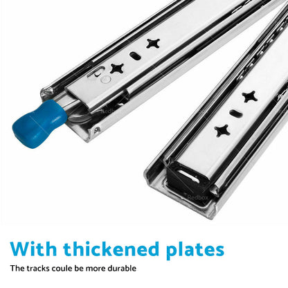 PAIR 90KG Loading Capacity Locking Drawer Slide Runner Trailer 800mm or 1600mm.