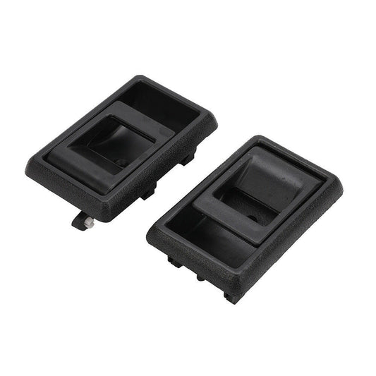 Pair Inner Door Handle Black Suitable For Toyota Landcruiser 75 78 79 Series Front / Rear.