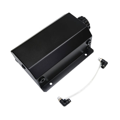 Universal 2L Coolant Radiator Overflow Recovery Tank Bottle Aluminum Black