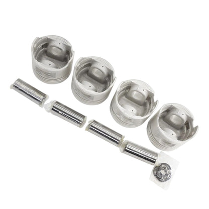 4x Engine Piston Rings & Wrist Pin Sets Suitable for Toyota Hilux 2.8L