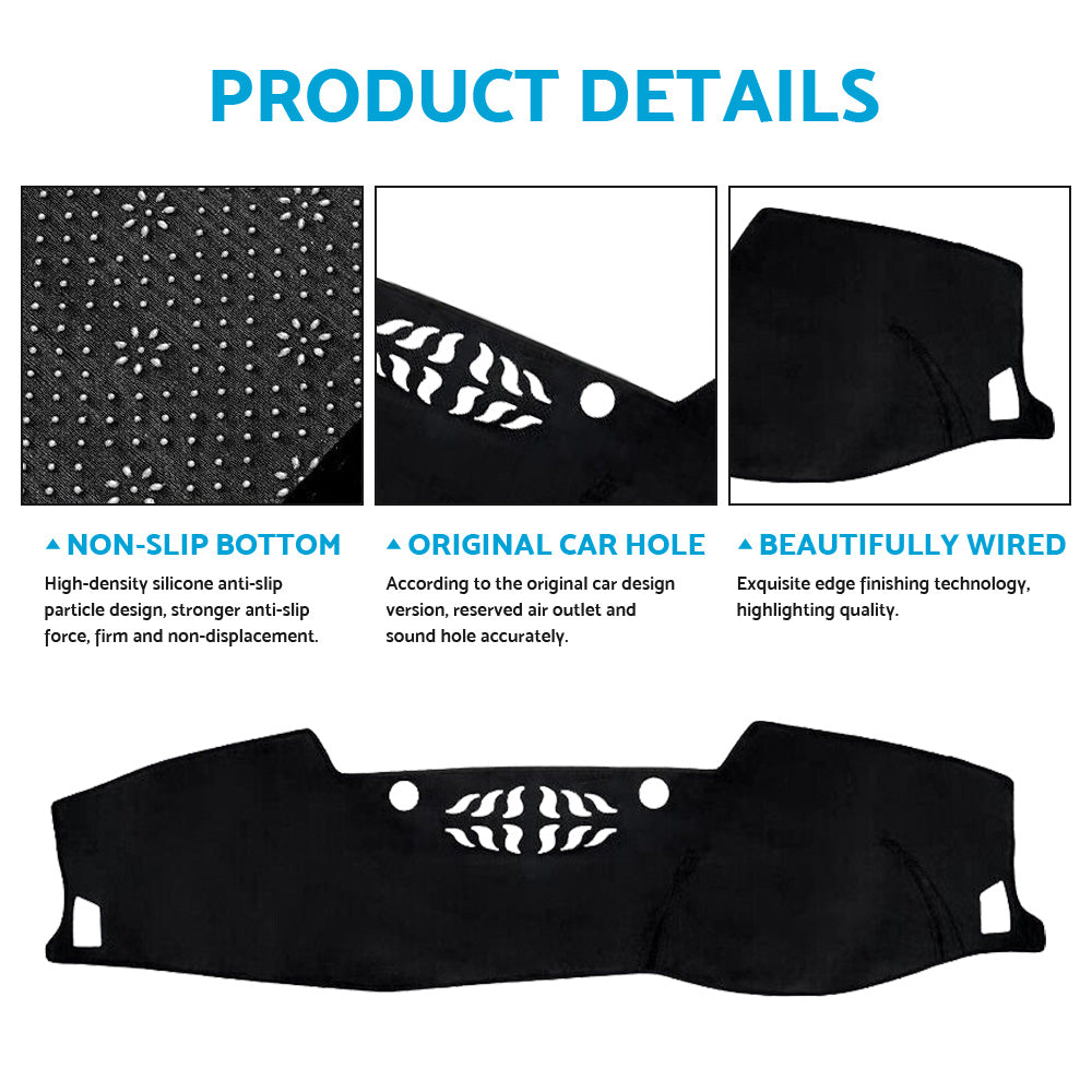 Non-Slip Dash Mat Suitable for Kia Seltos Without HUD