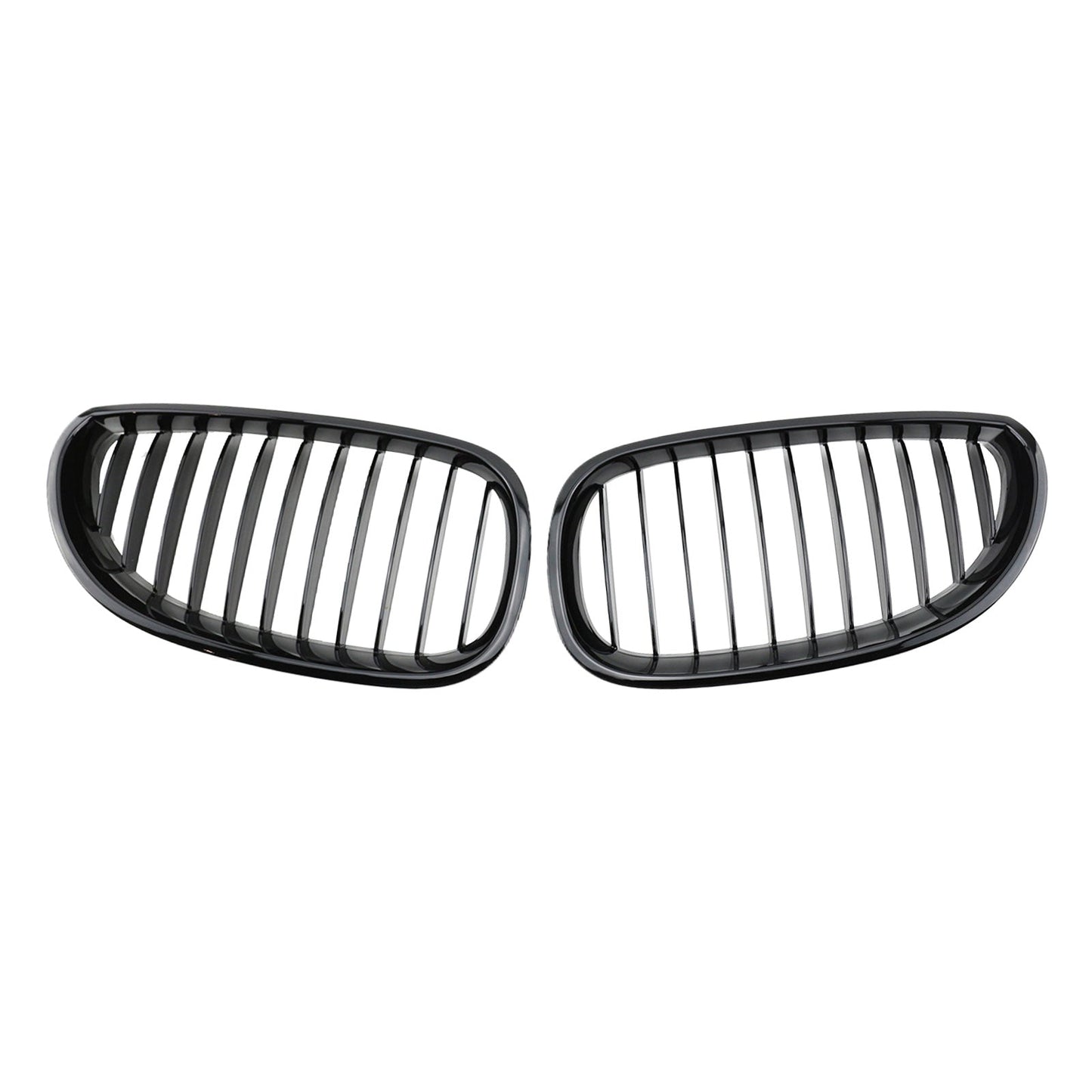 Gloss Black Front Grille Grill Suitable For BMW E60 E61 5 Series 2003-2010.