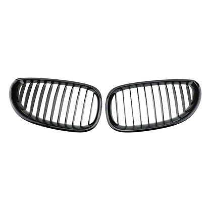 Gloss Black Front Grille Grill Suitable For BMW E60 E61 5 Series 2003-2010.
