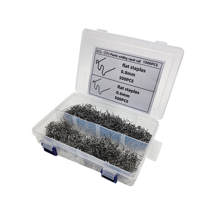 1000PCS Hot Staples Plastic Welding Wave Stapler For Car Bumper Repair Tool Kits.