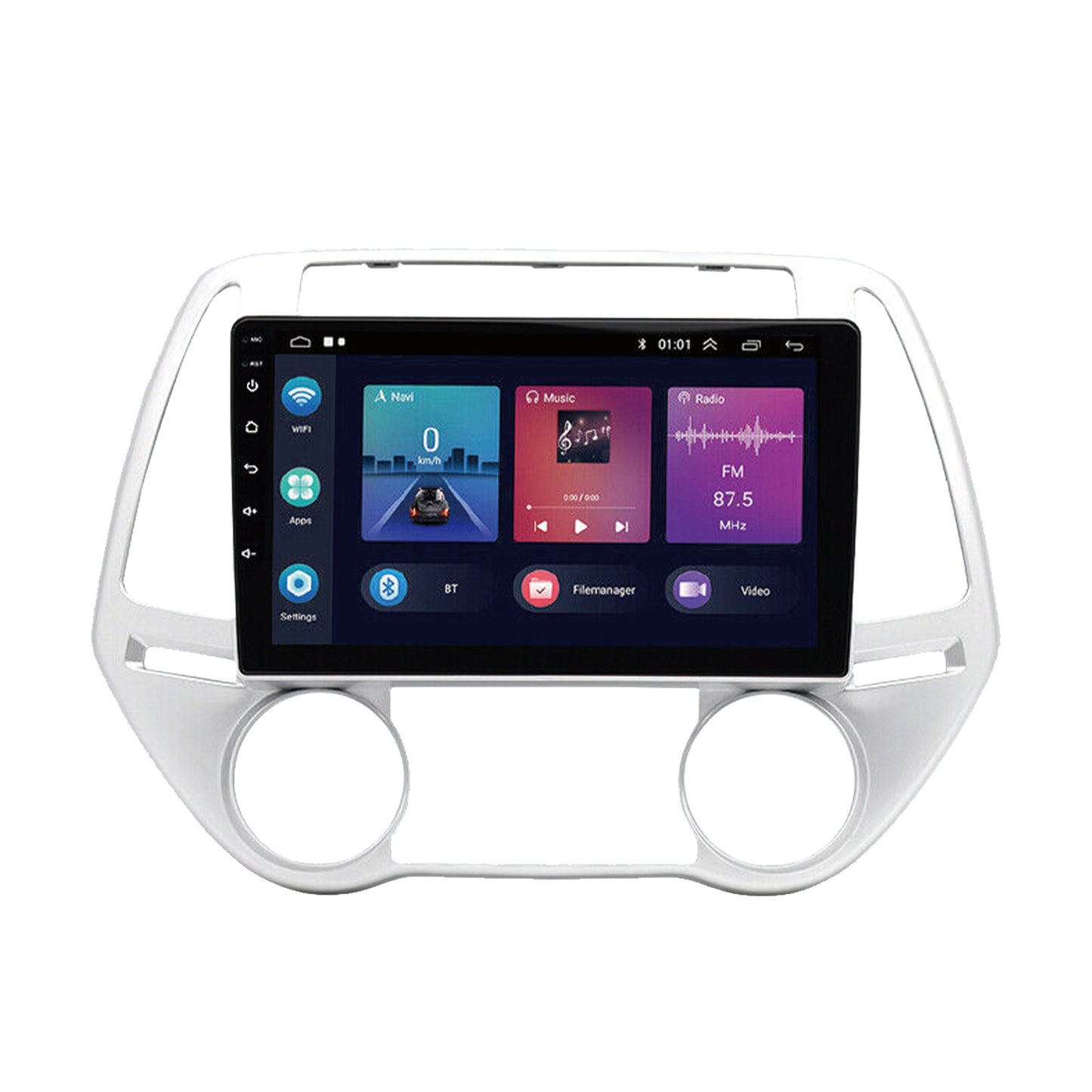 Car Radio Android 13 GPS BT Apple CarPlay Suitable for Hyundai i20 1.4L