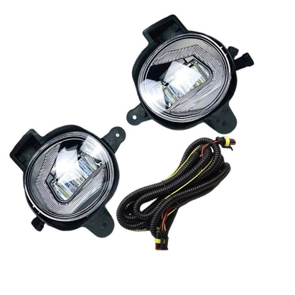 Pair Front Fog Lights LED Waterproof Suitable for Toyota Hilux