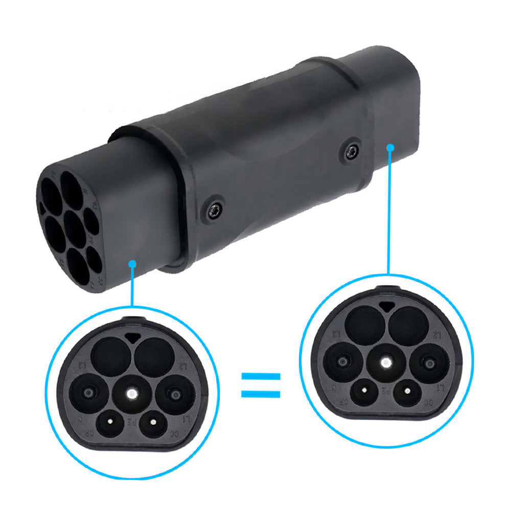 Charging Gun Converter Suitable for All New Energy Vehicles Type 2 GBT AC