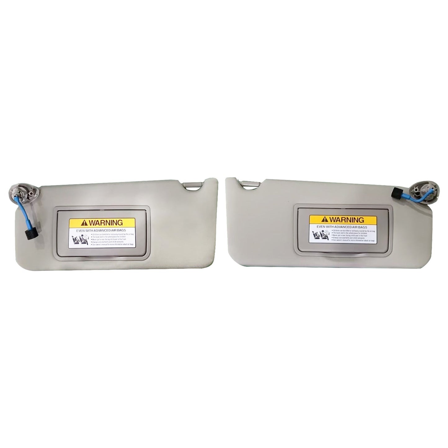 Pair of Sun Visors With Light & Mirror Suitable for Honda Accord