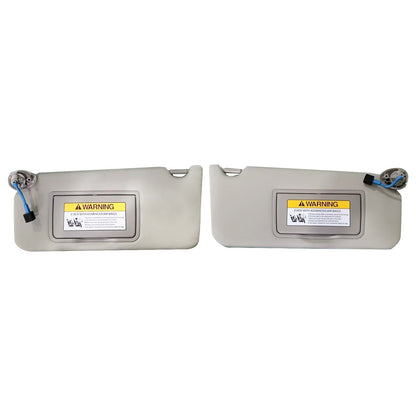 Pair of Sun Visors With Light & Mirror Suitable for Honda Accord