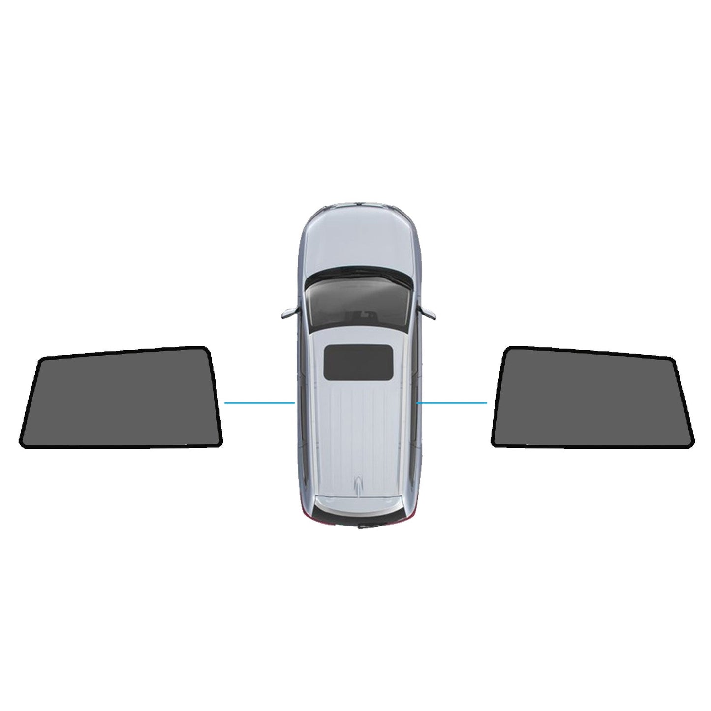 Window Shade Black Suitable For Toyota RAV4 2005-2012 UV Protection Window.