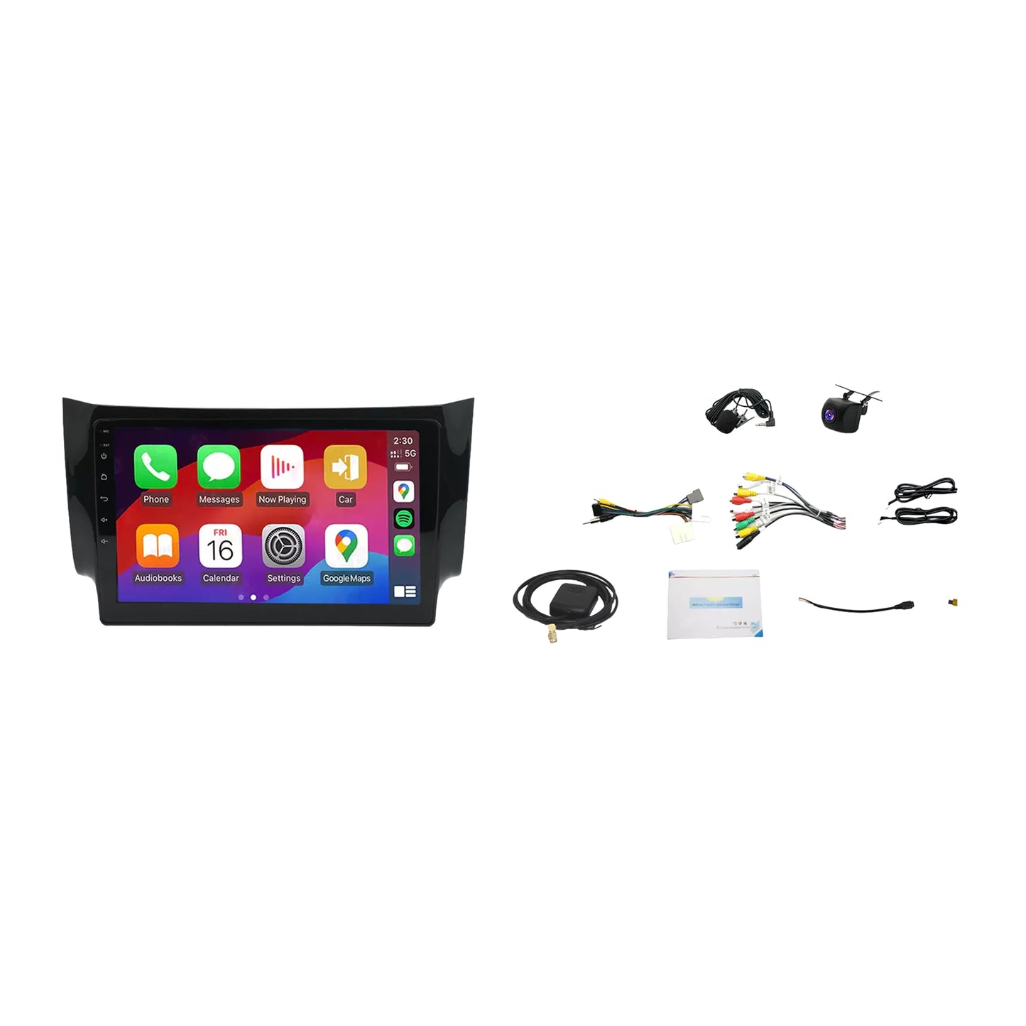 10 inch Wireless CarPlay Android 13 Suitable for Nissan Pulsar GPS Radio