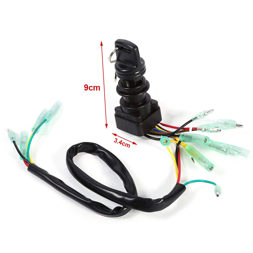 Ignition Switch Key Assy For Yamaha Outboard Motor Control Box 703-82510-43-00 G.