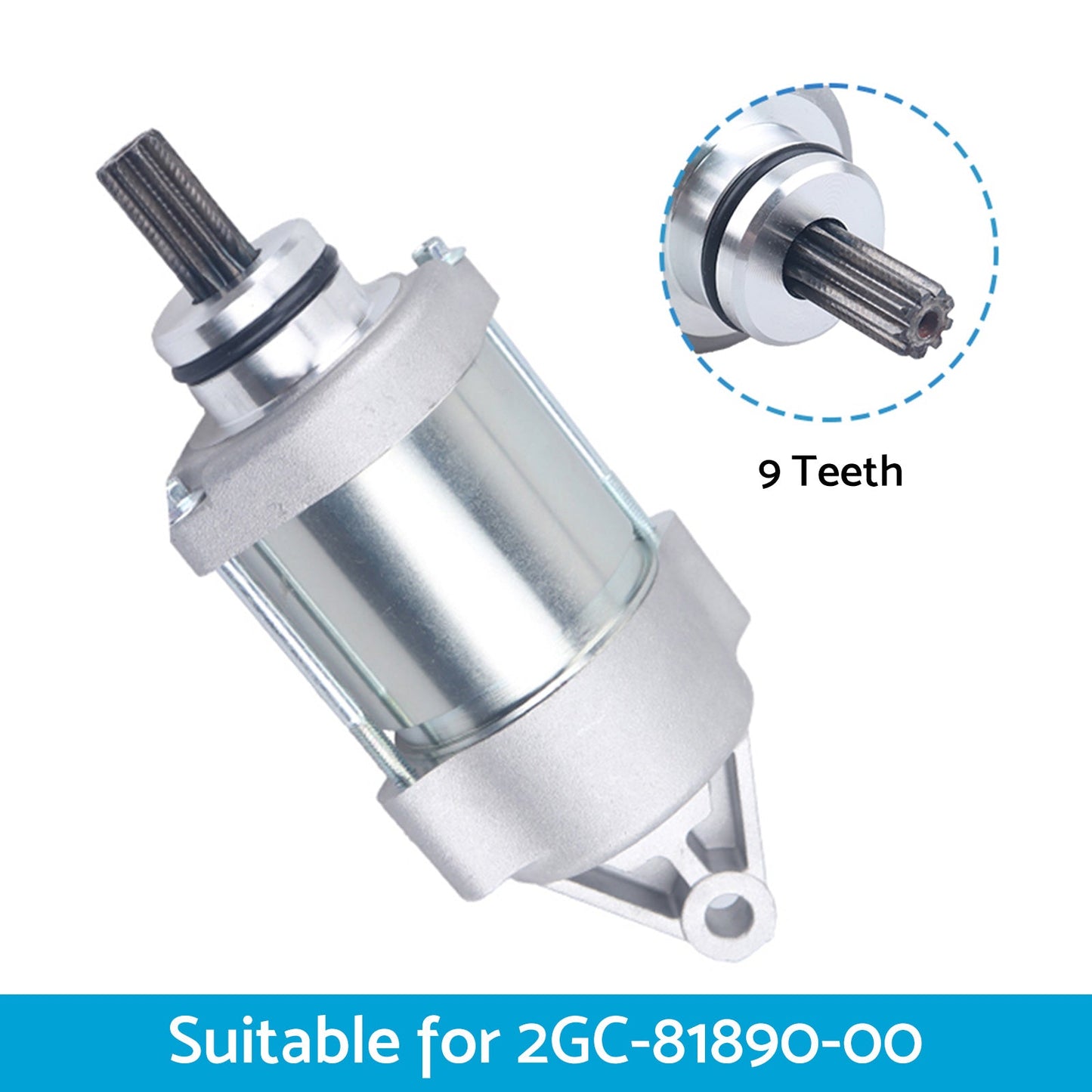 Starter Motor Suitable for Yamaha WR450F 2GC-81890-00 YZ450FX YZ450 16-18 WR450.