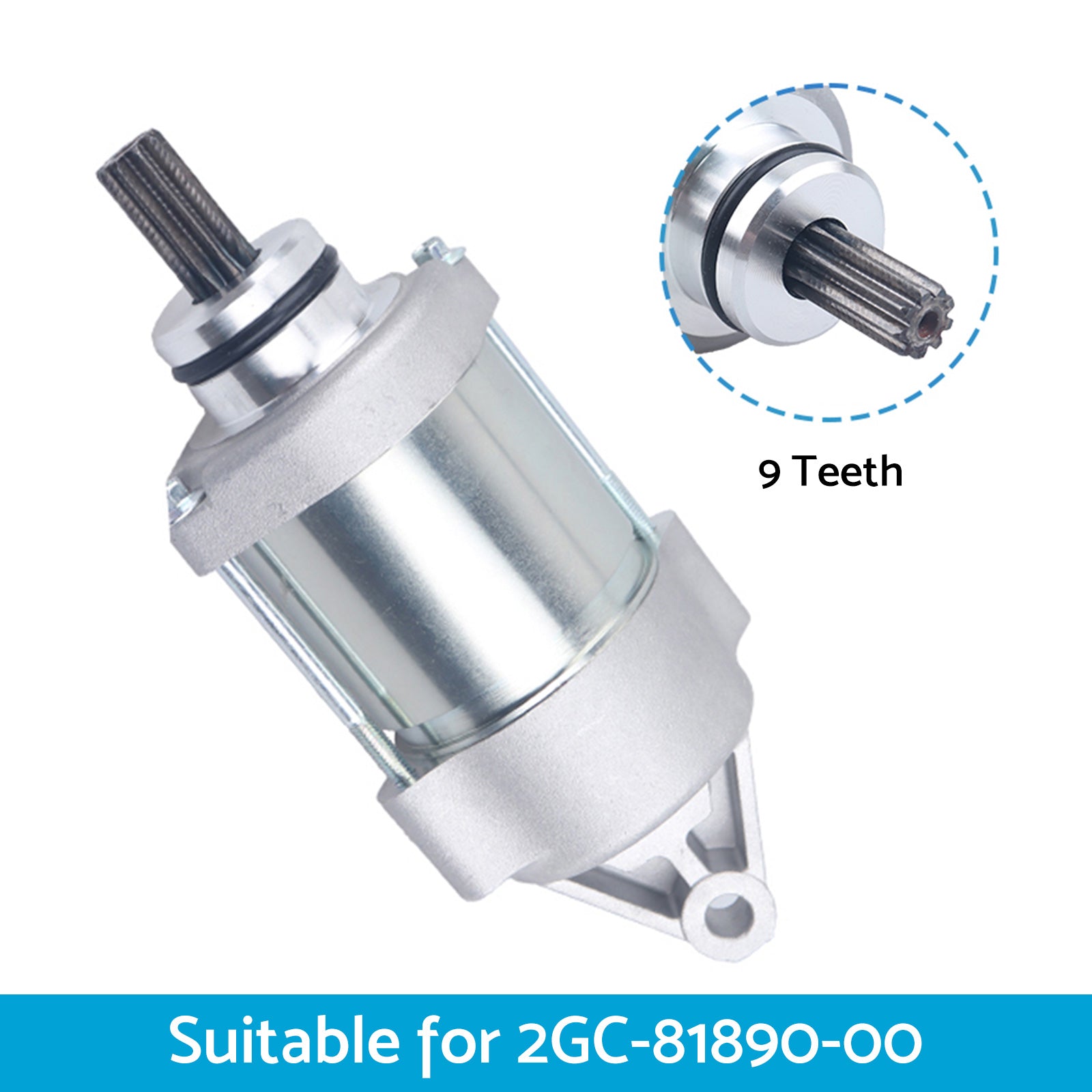 Starter Motor Suitable for Yamaha WR450F 2GC-81890-00 YZ450FX YZ450 16-18 WR450.