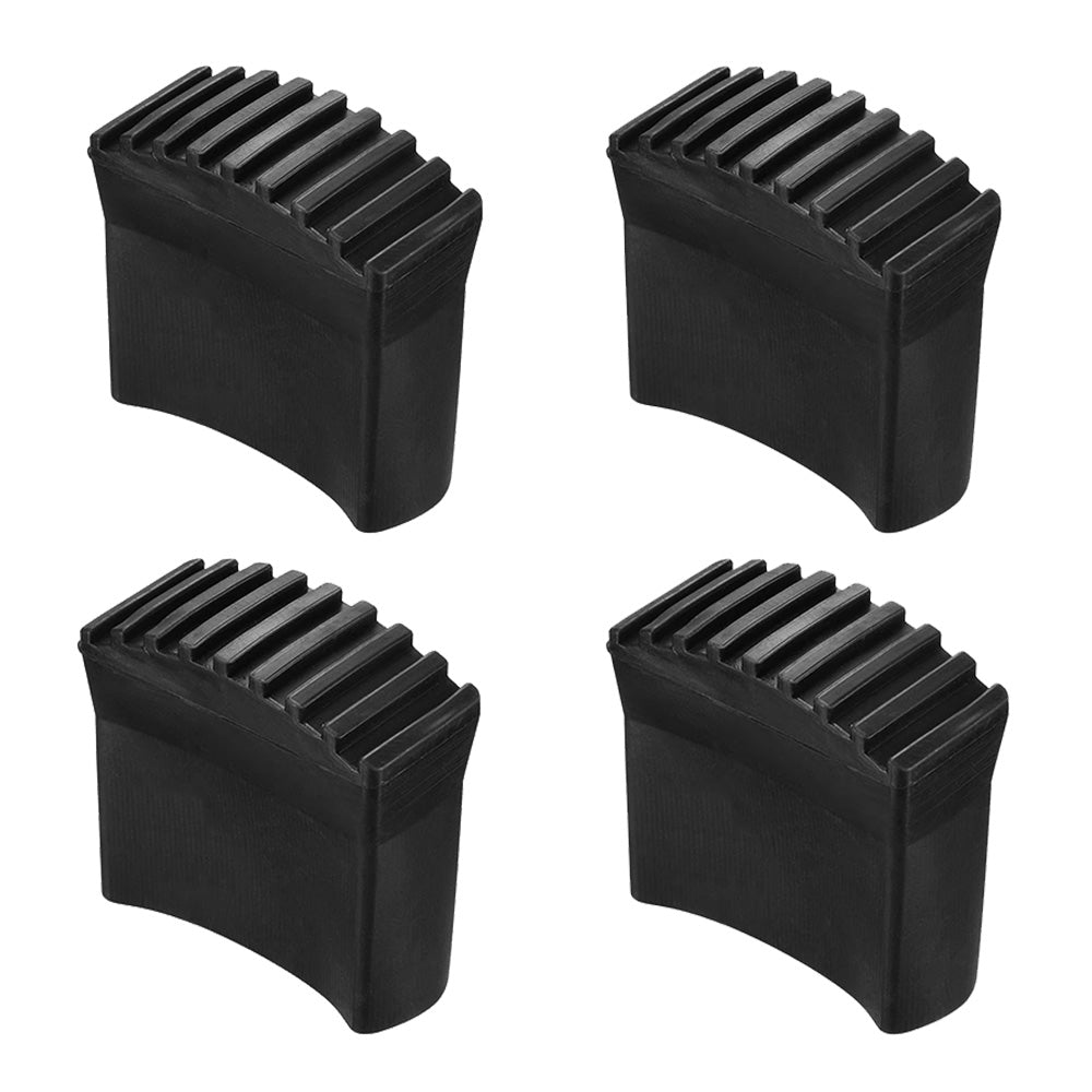 4Pcs Rubber Non Slip Ladder Feet Mat Cushion Replacement for Aluminum Ladder.