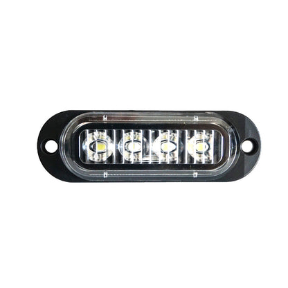 White 4LED Clearance Side Marker Light Suitable For Truck, Trailer & Caravan