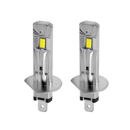 H1 LED Headlight Kit 6000K White 220W 30000LM High Low Beam Globes Suitable For Universal 12V Vehicles