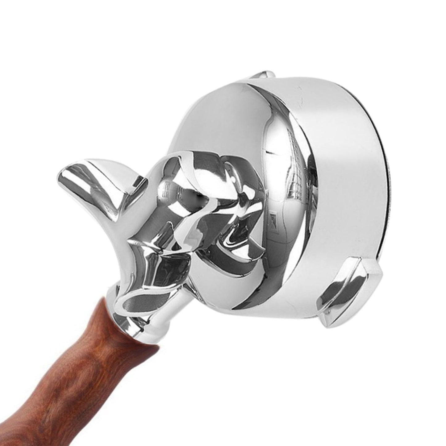58mm Portafilter Suitable For La Marzocco 2 Spout Filter Basket Wood Handle.