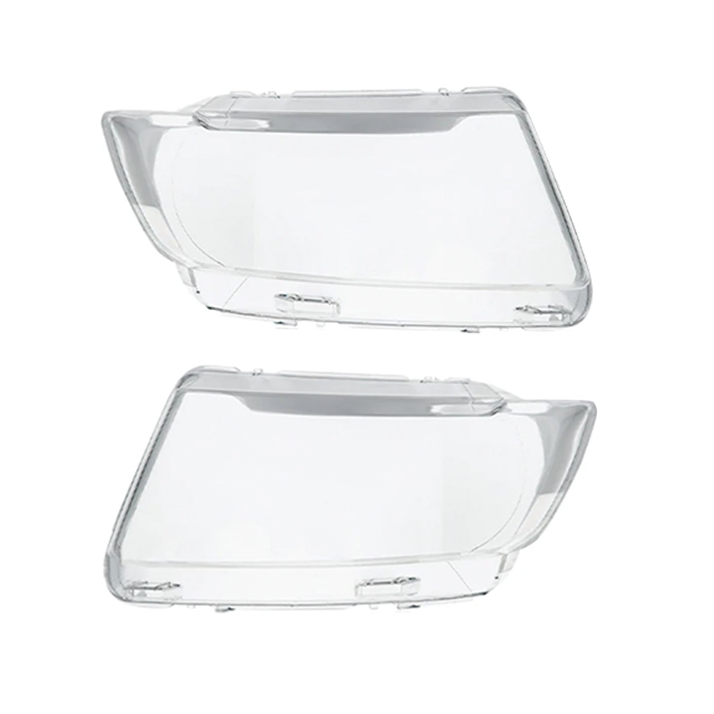 Pair of Left & Right Headlight Lens Covers Replacement Suitable For Jeep Grand Cherokee 2011-2013
