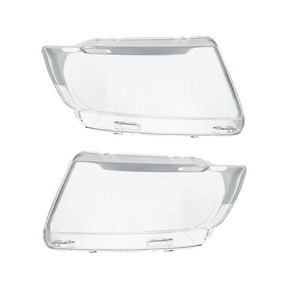 Pair of Left & Right Headlight Lens Covers Replacement Suitable For Jeep Grand Cherokee 2011-2013