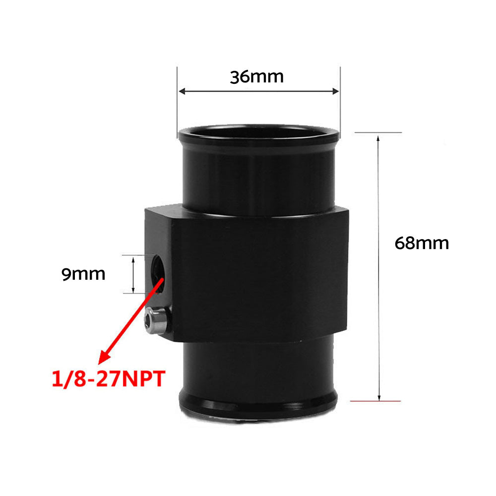 36mm Water Temperature Sensor Gauge Adapter Suitable for Universal Cars