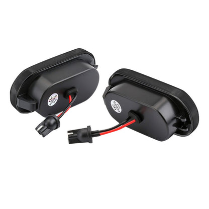 2x Dynamic LED Side Indicator Black Smoke Turning Signal Light Suitable for SEAT