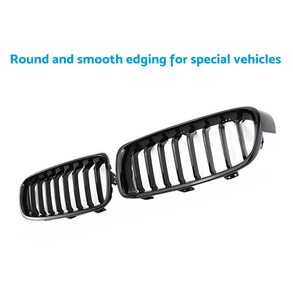 Front Bumper Kidney Grille Grill Suitable For BMW F30 F31 320i 330i 12-18.