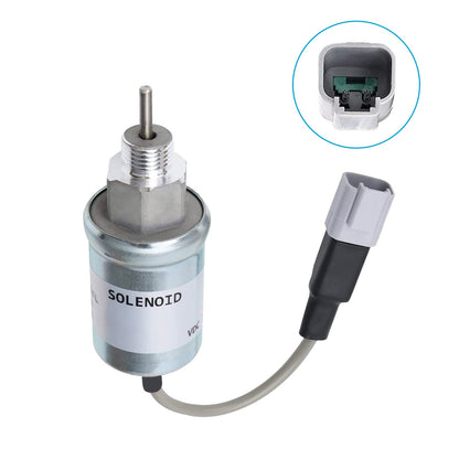 Fuel Cut-Off Solenoid 12V Suitable For Engine 3024 / 3024C / 3011C / 3013 / 3013C