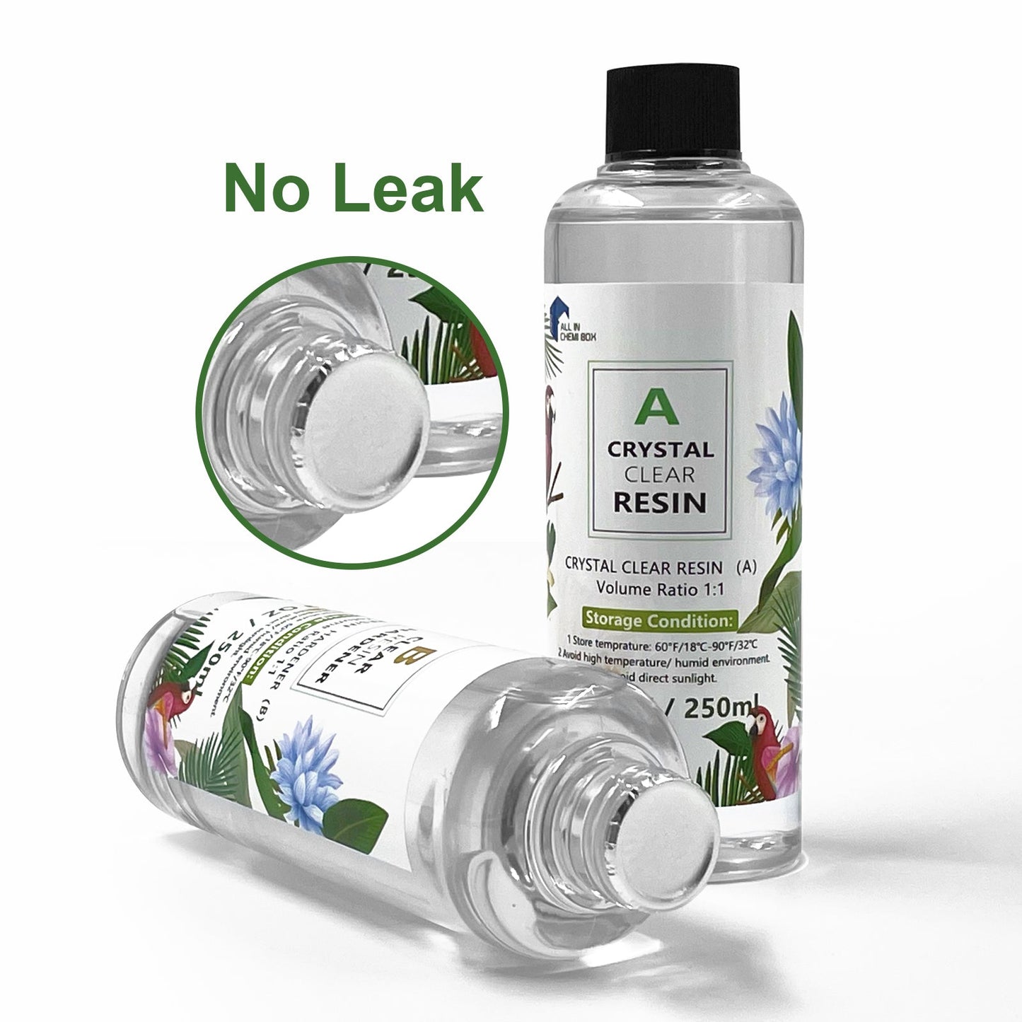 Epoxy Resin Art DIY UV Crafts Glass Water Clear Epoxy Coating 1 1 2 1 3 1 AB Kit.