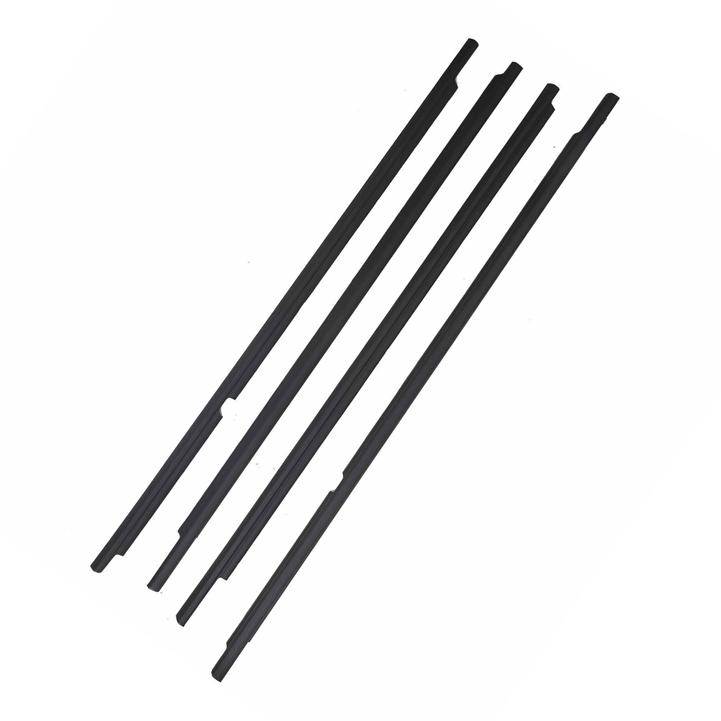 Black Weatherstrips Suitable For Toyota LandCruiser 100 105 Series Side Door 4pc.