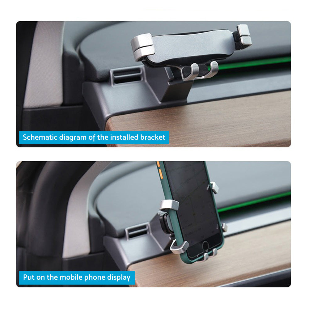 360 Rotating GPS Navigation Cell Phone Holder Stand Suitable for Tesla Model 3