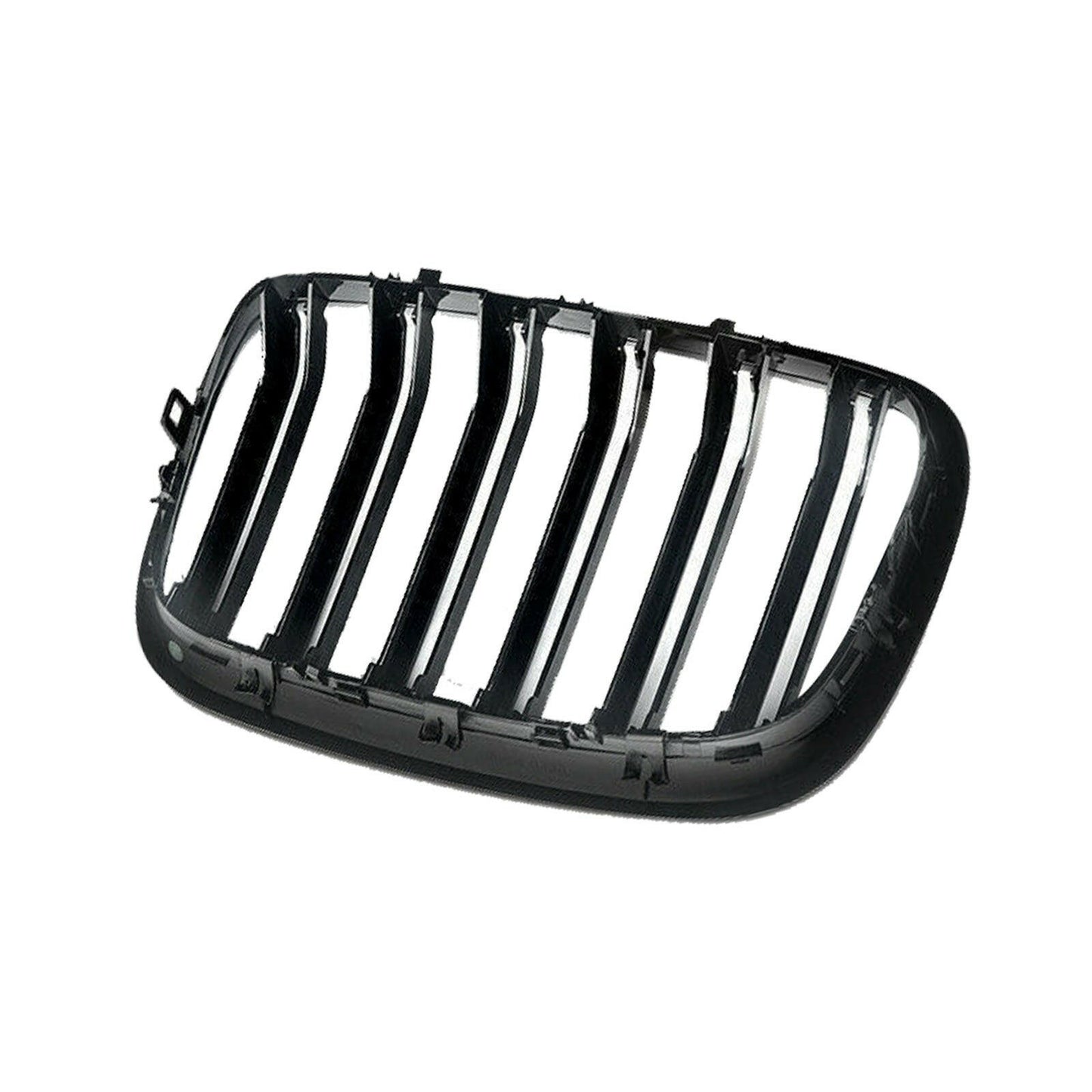 2x Front Grill Grille Gloss Black Suitable For BMW E70 X5 / E71 X6 2007-2013.