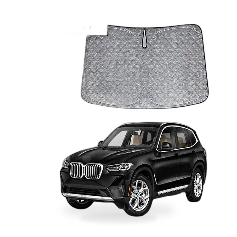 6 Layer Thick WindScreen Sun Shade for BMW X3 19-24 Premium UV Protection - ZT2