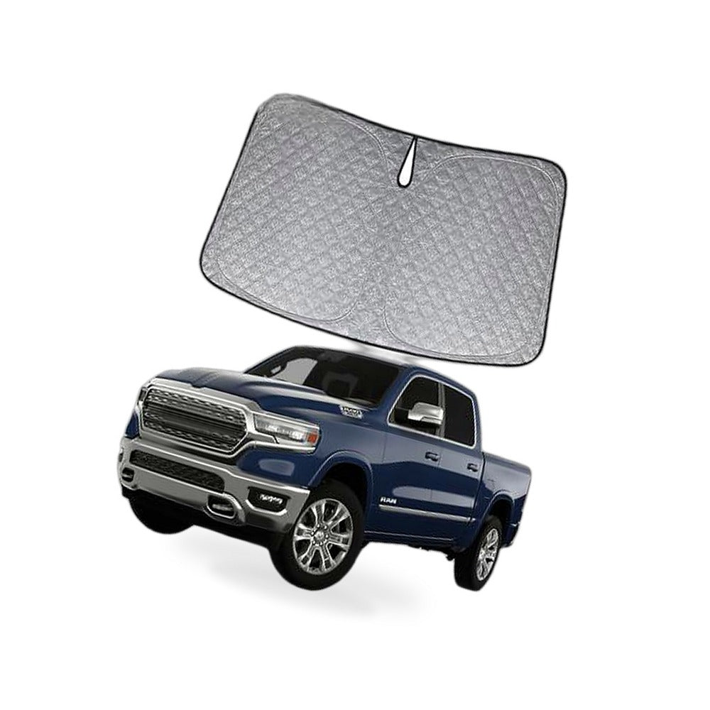 6 Layer Thick WindScreen Sun Shade for Dodge Ram 1500 09-25 Pro UV Protection - BD1