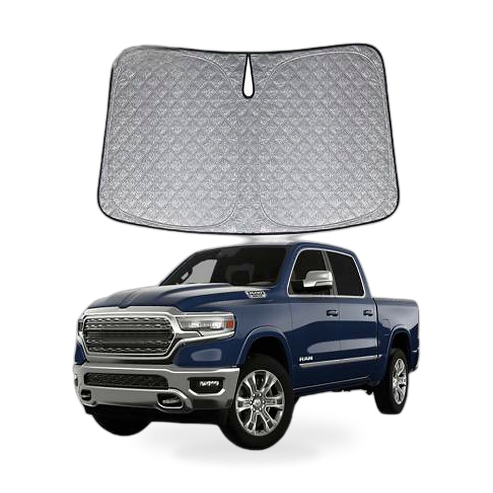 6 Layer Thick WindScreen Sun Shade for Dodge Ram 1500 09-25 Pro UV Protection - ZT2