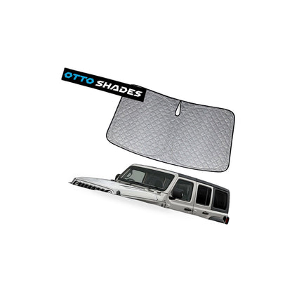 6 Layer Thick WindScreen Sun Shade for Jeep Wrangler 18-25 Premium UV Protection - BD1