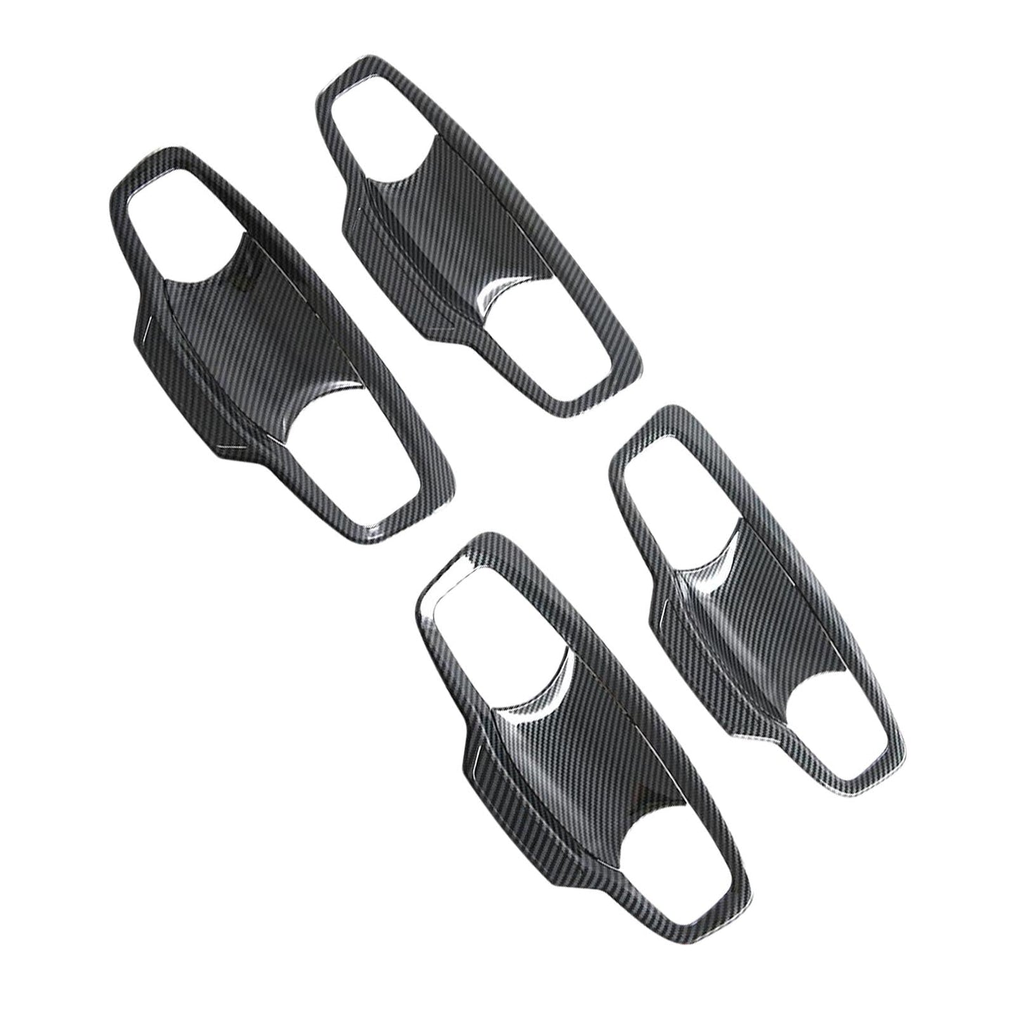 Carbon ABS Door Handle Bowl Cover Trim Suitable For Mitsubishi MV Triton 2023-2025