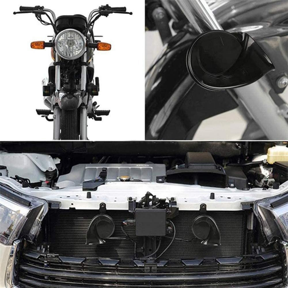 1 Pair 12V 300DB Super Train Horn For Trucks SUV Car Boat Motorcycles Speaker.