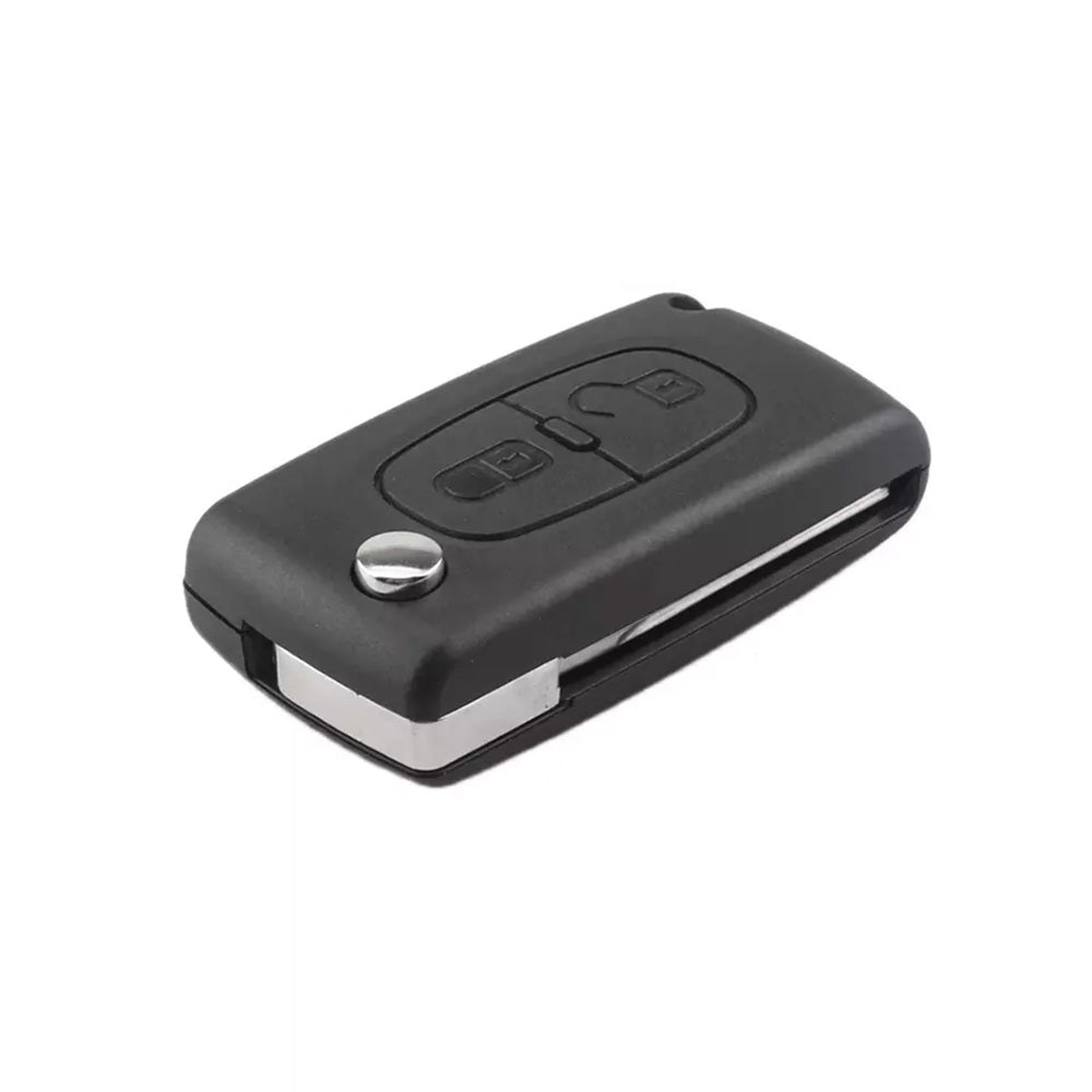 Remote Car Key Fob 2-Buttons 433FSK Suitable for Peugeot 207 307 308 407 807.
