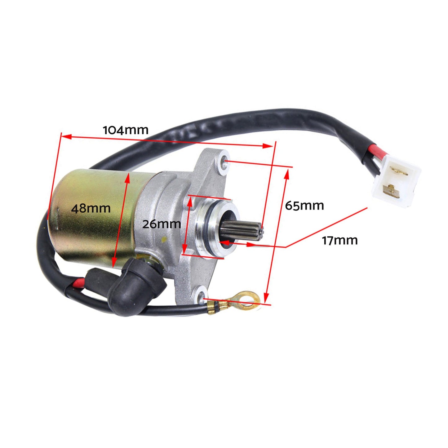 Electric Starter Motor Suitable For Polaris Predator / Outlaw 50 ATV 2008-2018 0453848