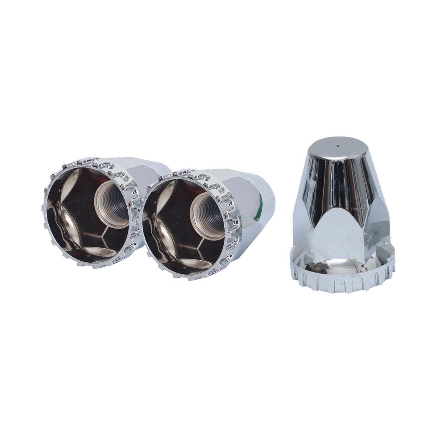 20x Nut Cover Screw Cap Chrome 33mm Suitable for Kenworth Trucks