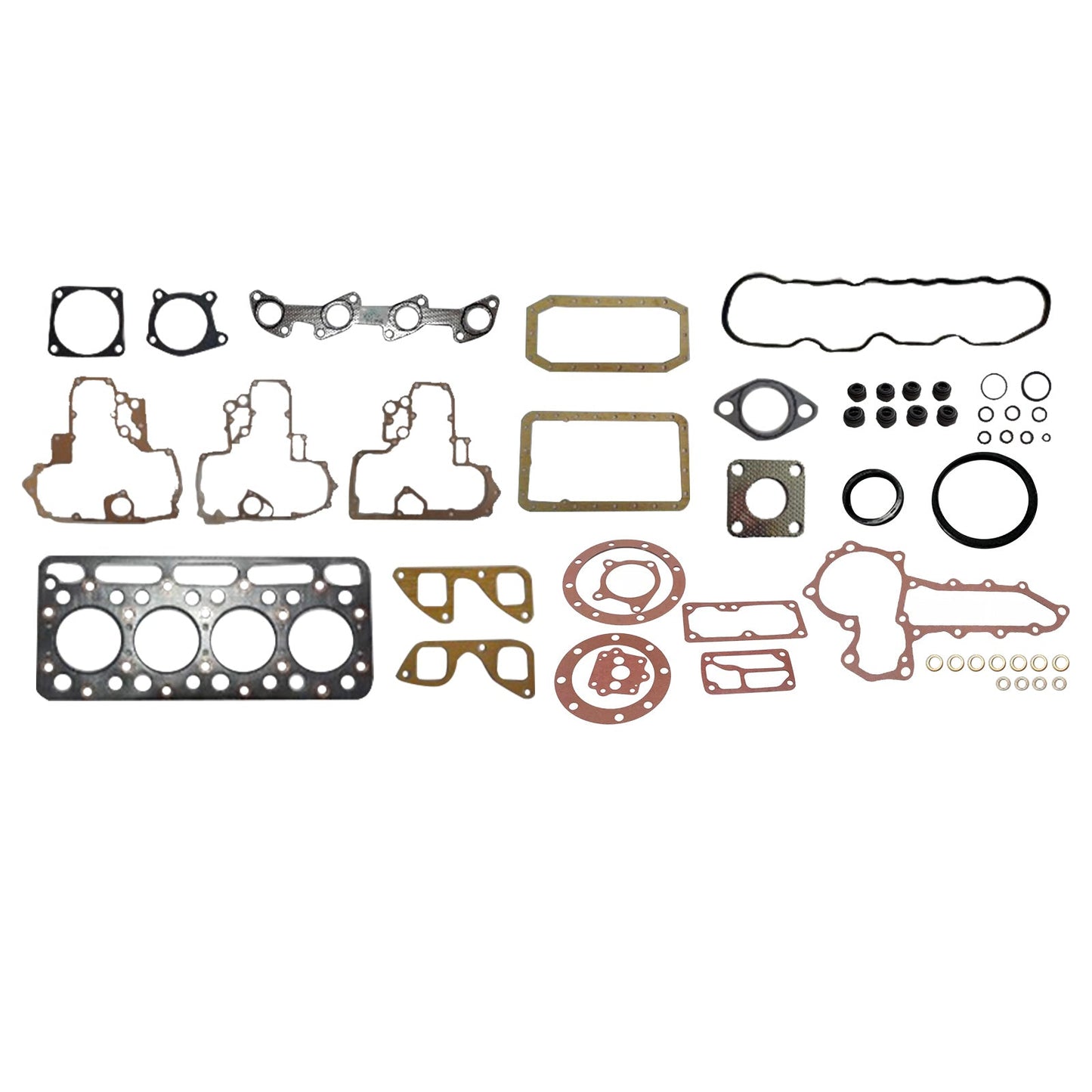 Full Overhaul Gasket Kit Upper & Lower Set Suitable For Kubota V1902 15808-03310